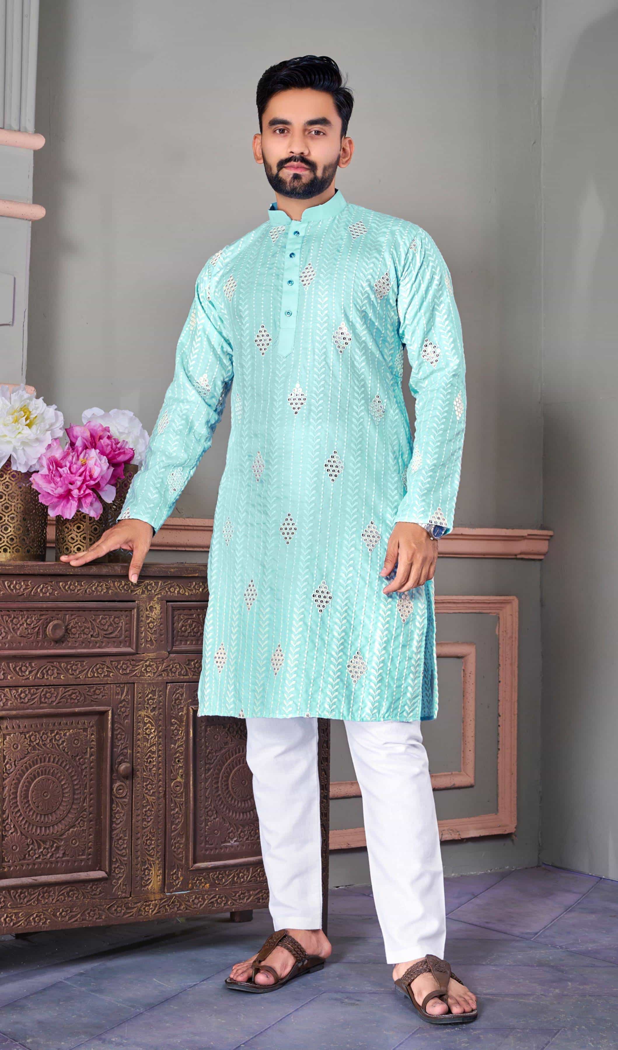 Rayon Kurta Pajama Set