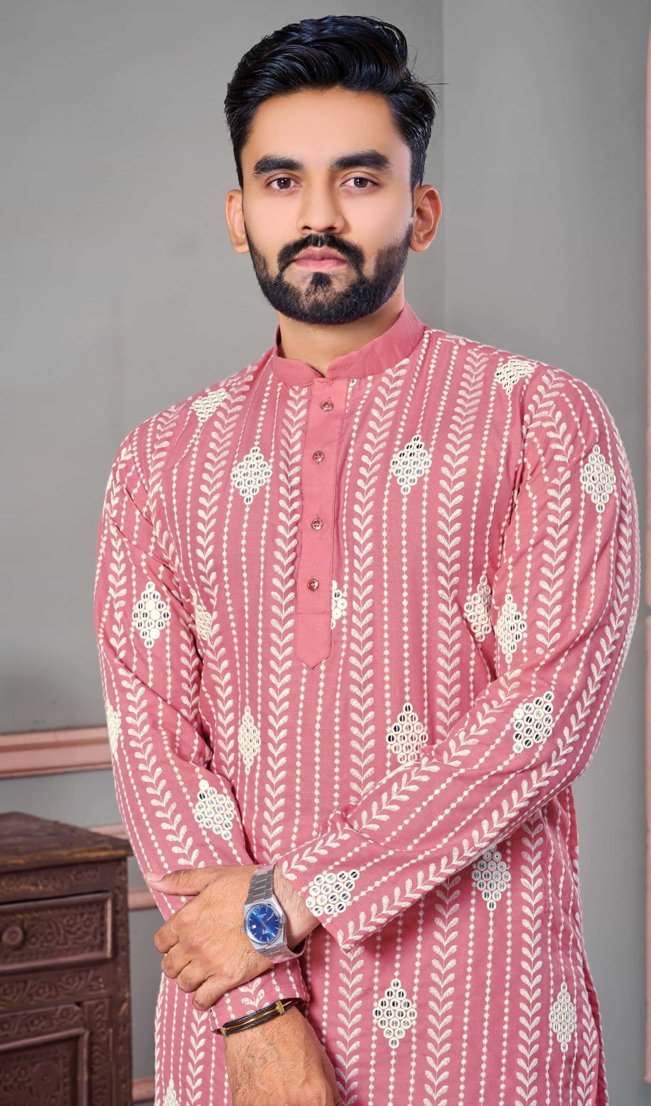 chikankari kurta pajama 