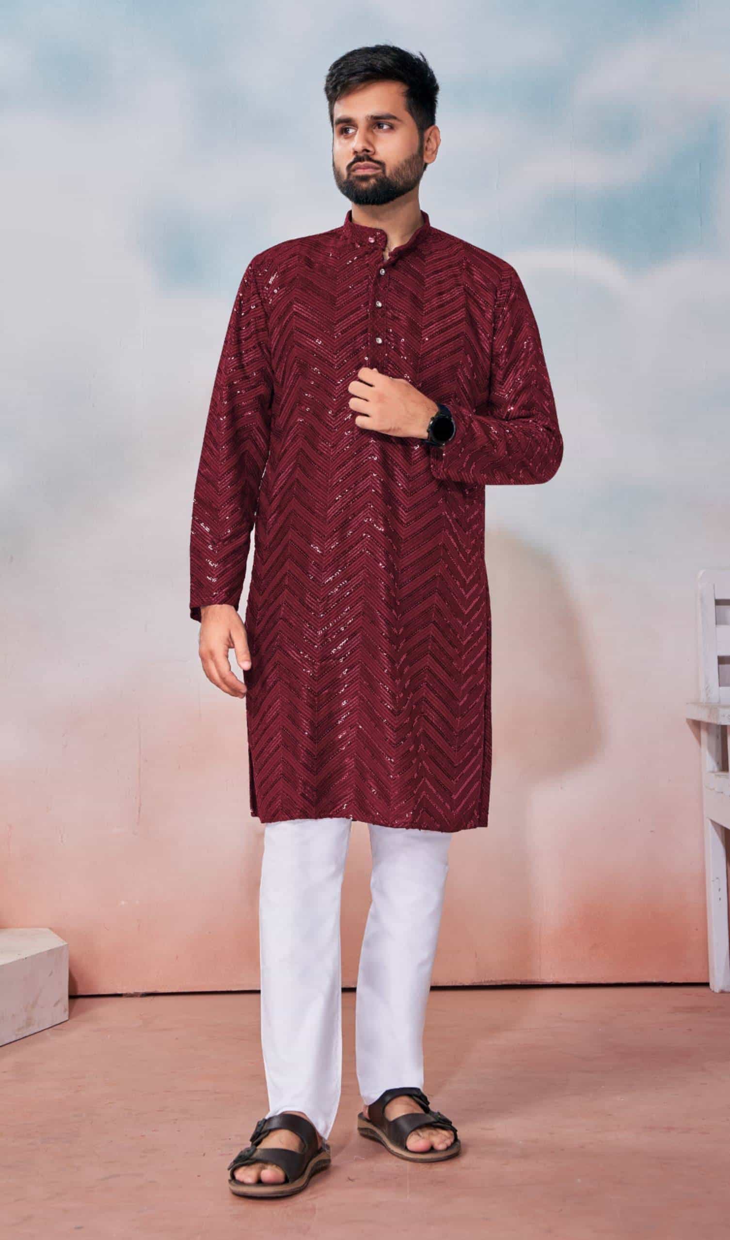 chikankari Kurta Pajama 