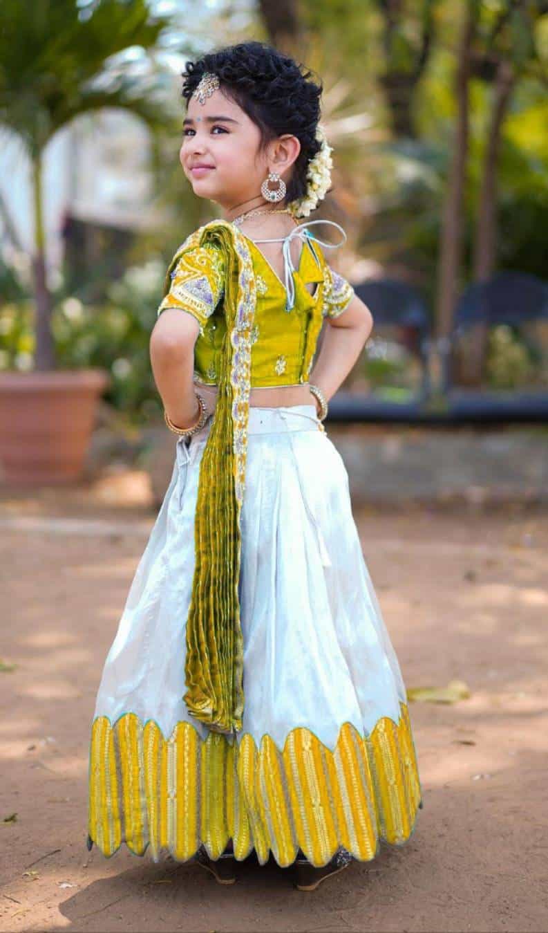 yellow lehenga choli