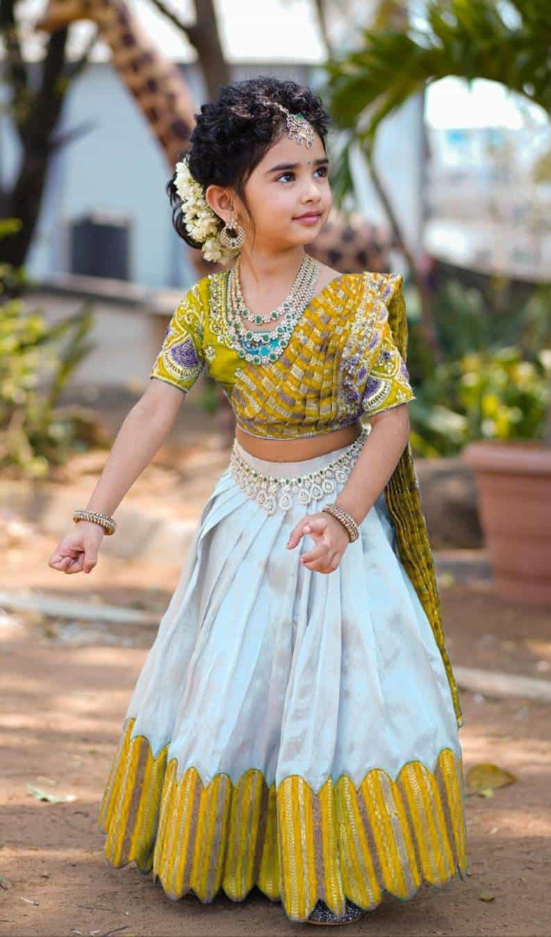 stitched lehenga choli for kids