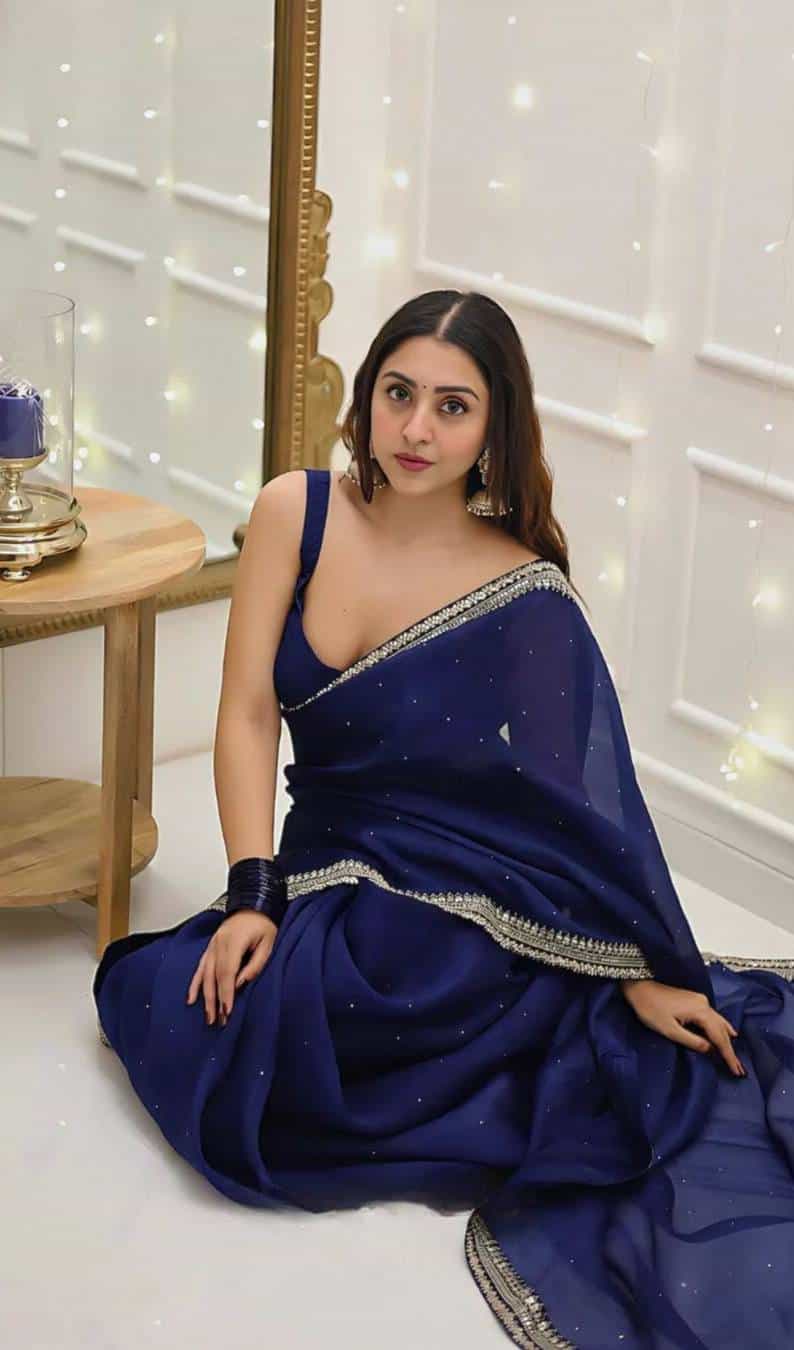 Organza Silk Saree with Banglori Silk Blouse