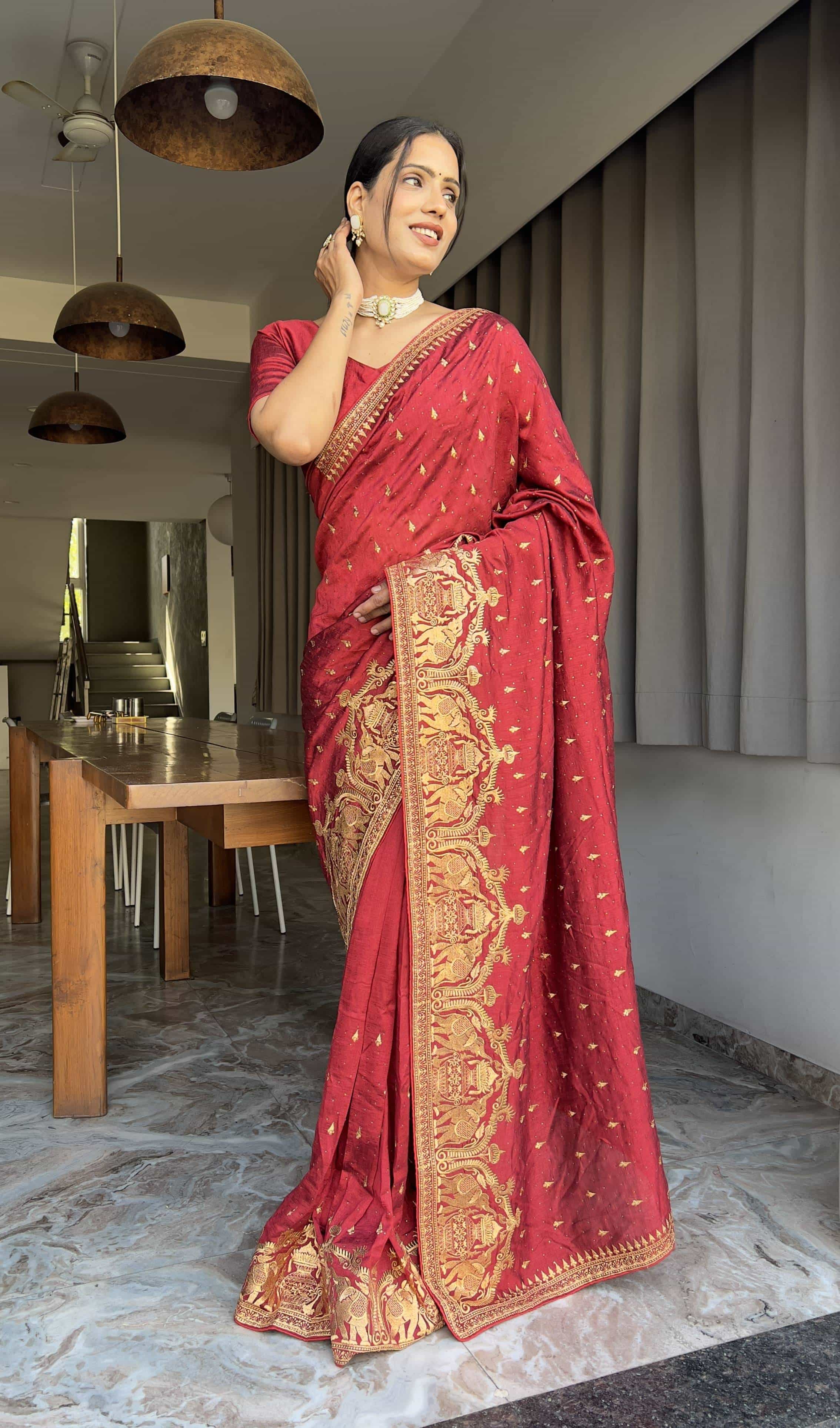 Vichitra Silk Saree