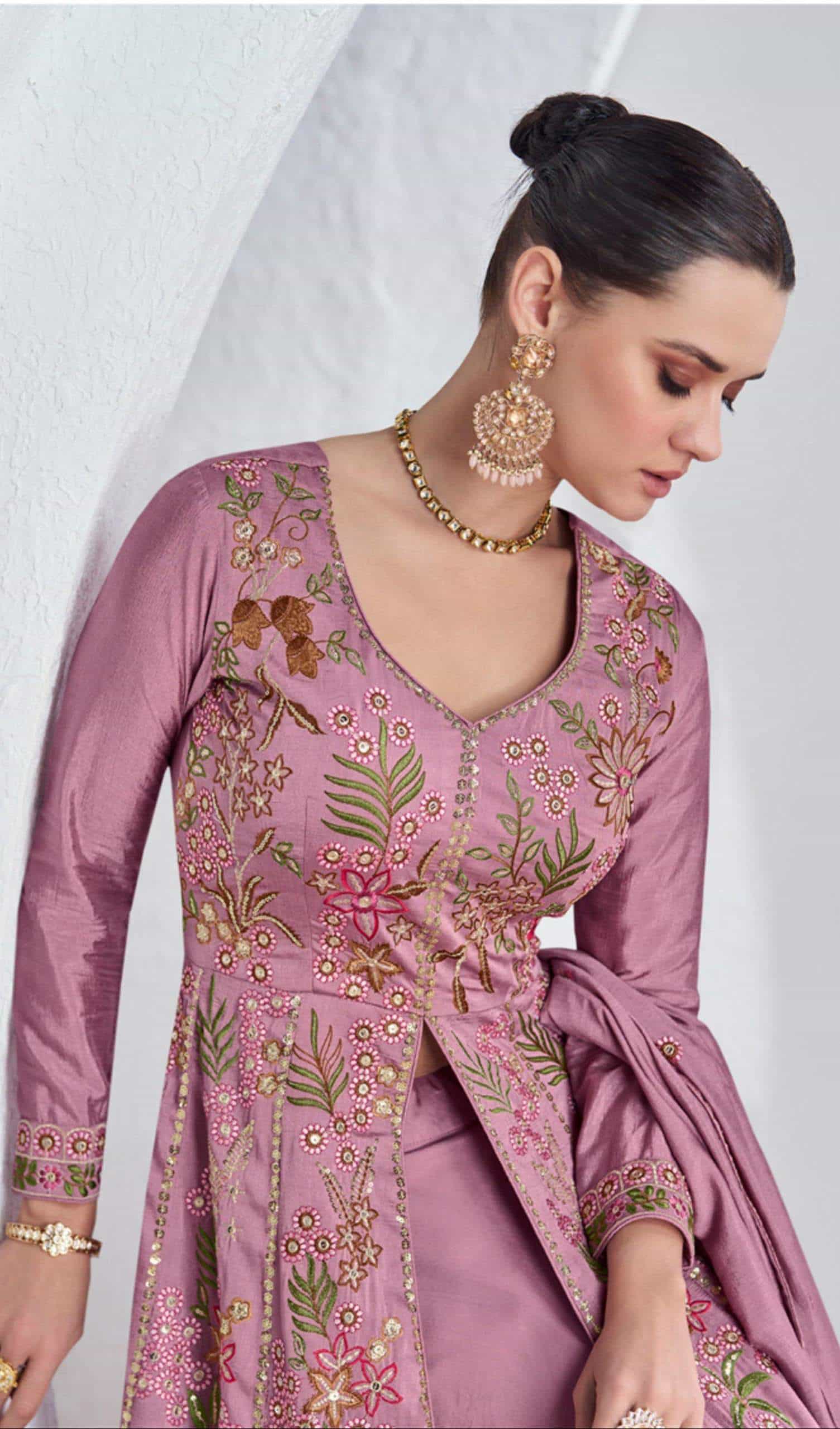 Viscose silk elegant ethnic wear