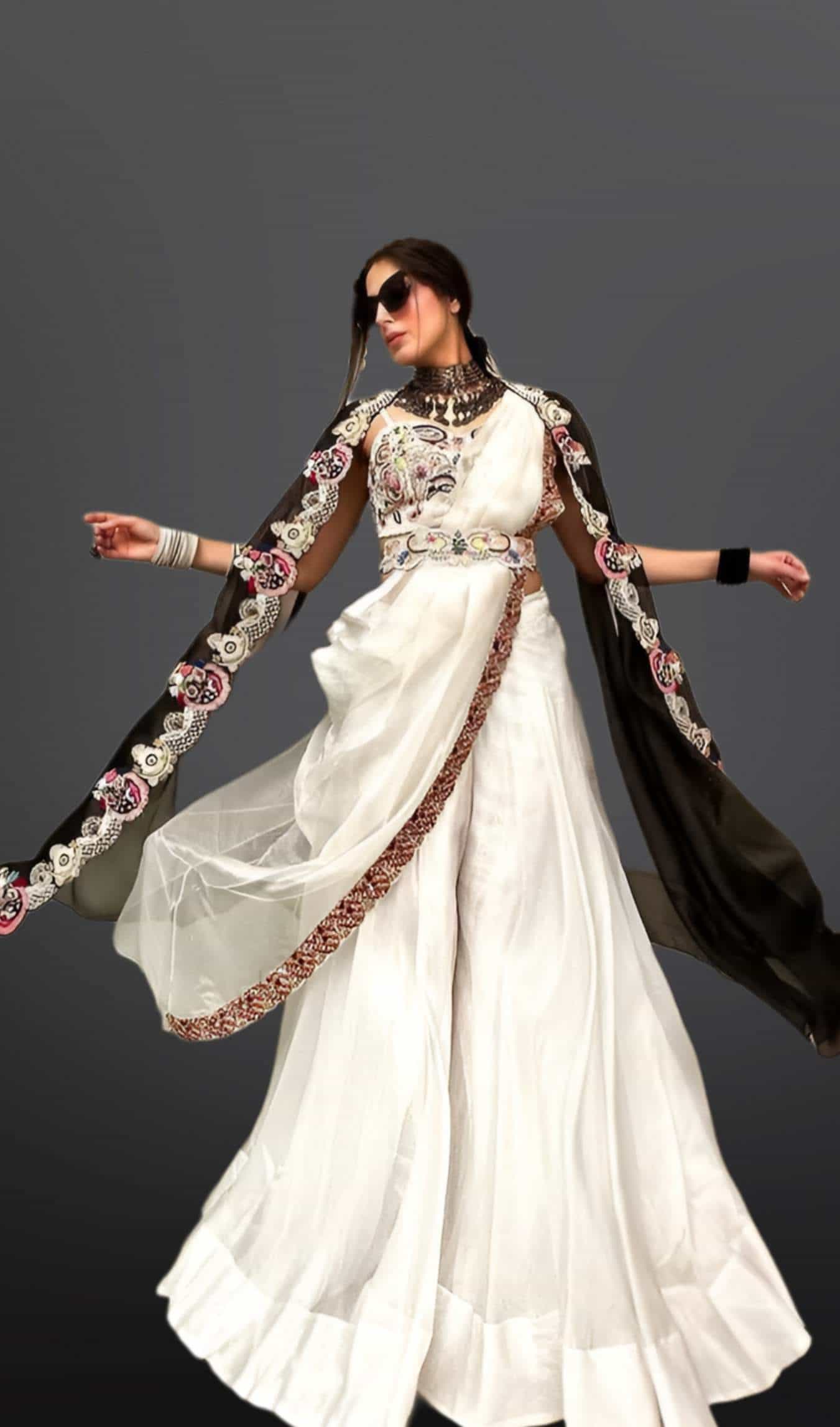 Shrug Style Sharara Set