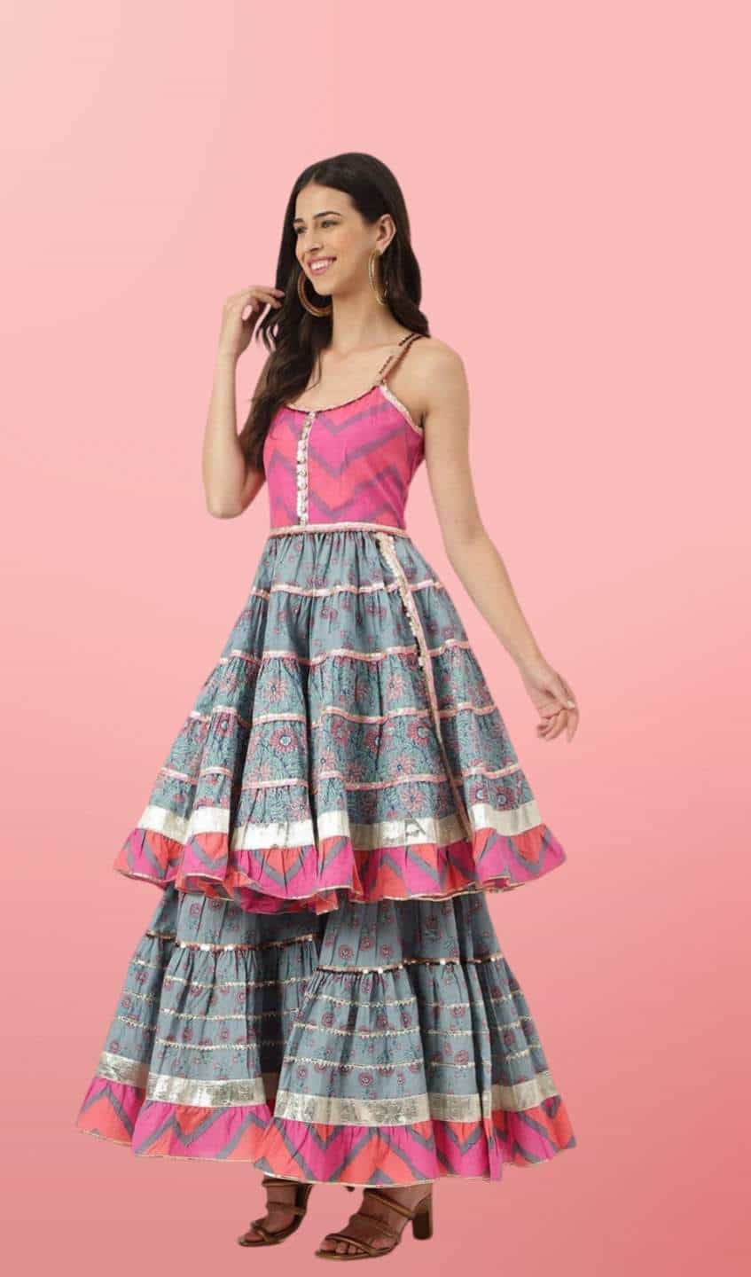 Floral Printed Sharara Set