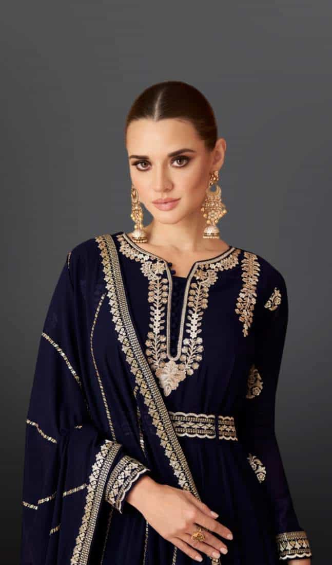 Gown Dress with Dupatta