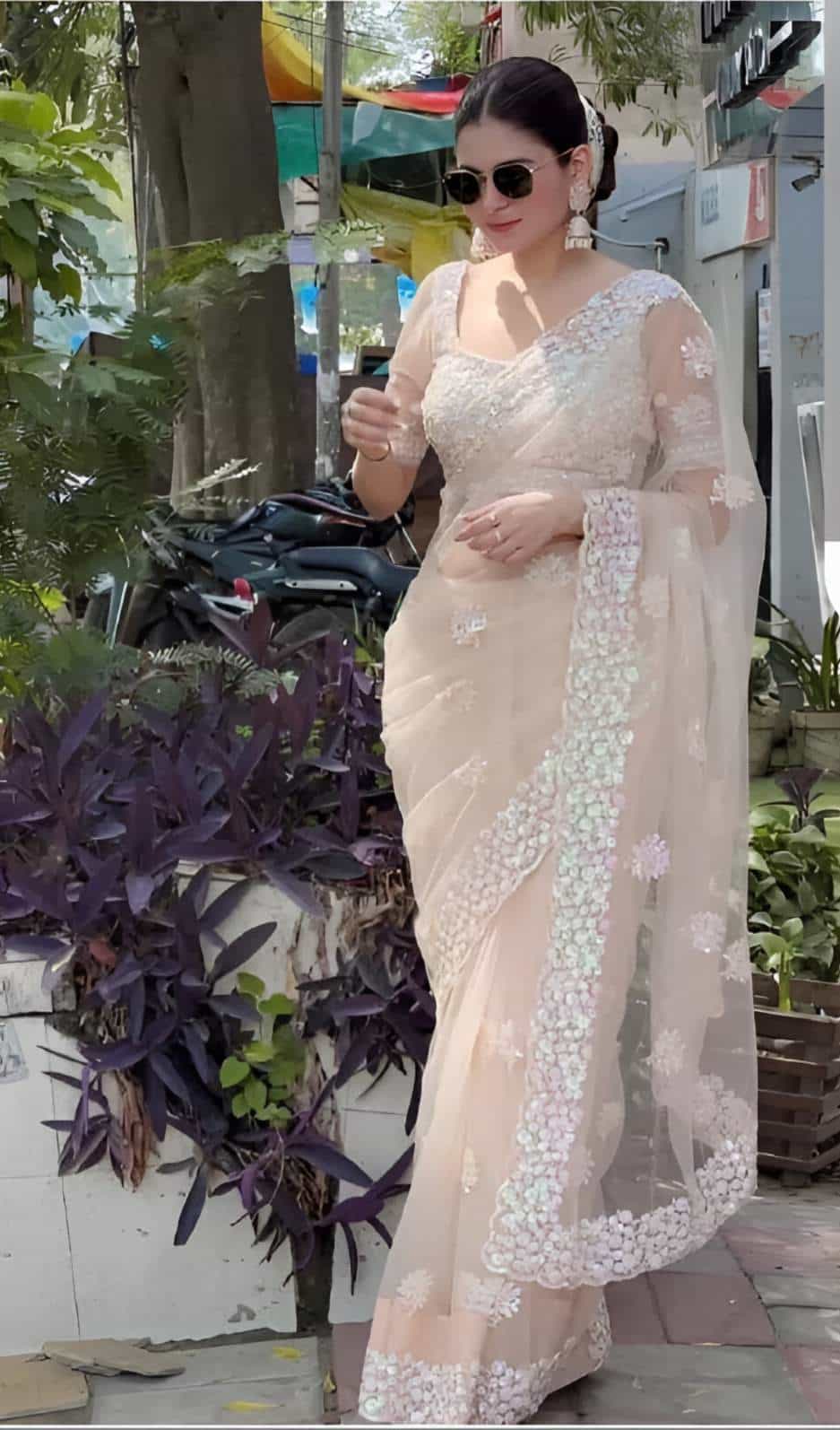Soft Mono Net Saree