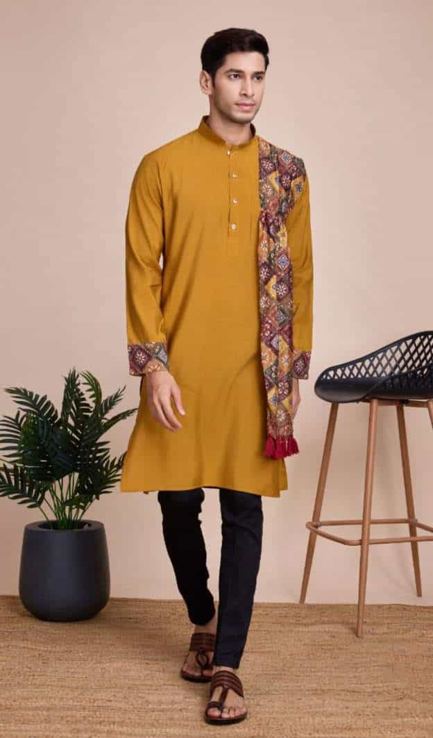 Yellow Kurta Pajama