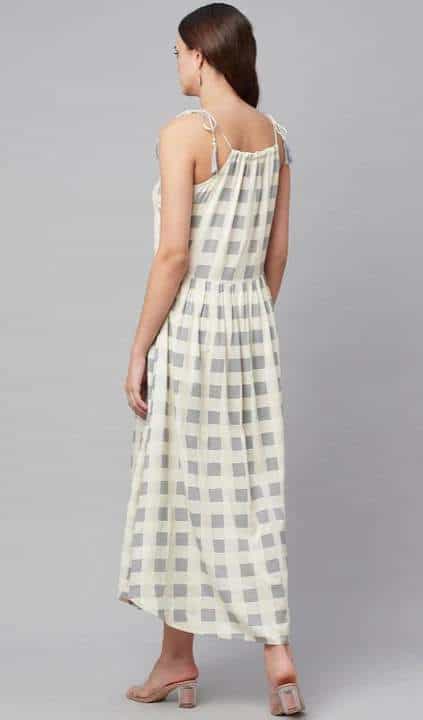 sleeveless midi dress
