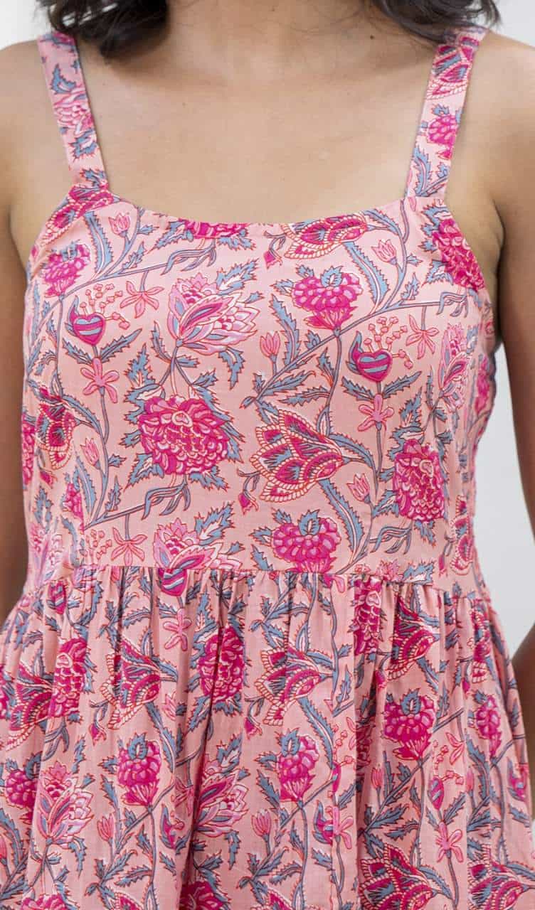 floral cotton summer outfit