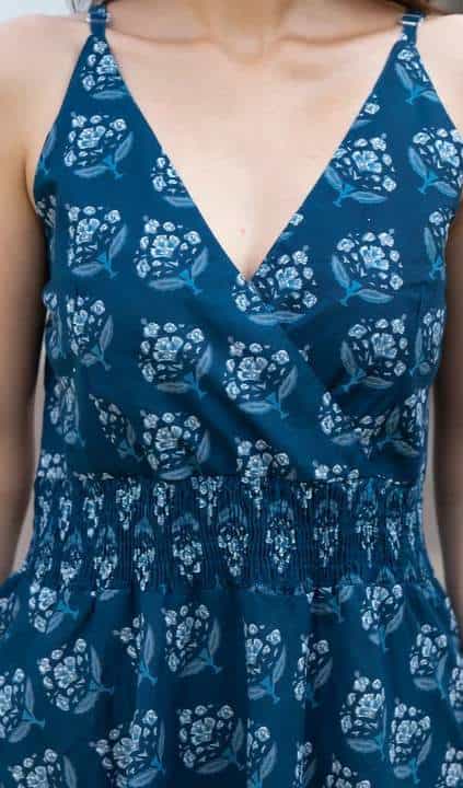 floral fit and flare midi dress