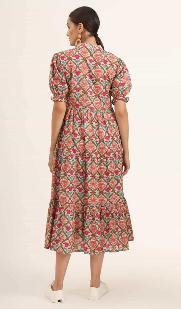 cotton fit and flare dress