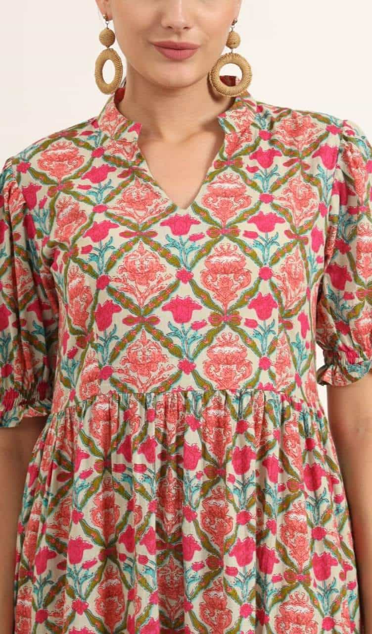 floral midi dress for women