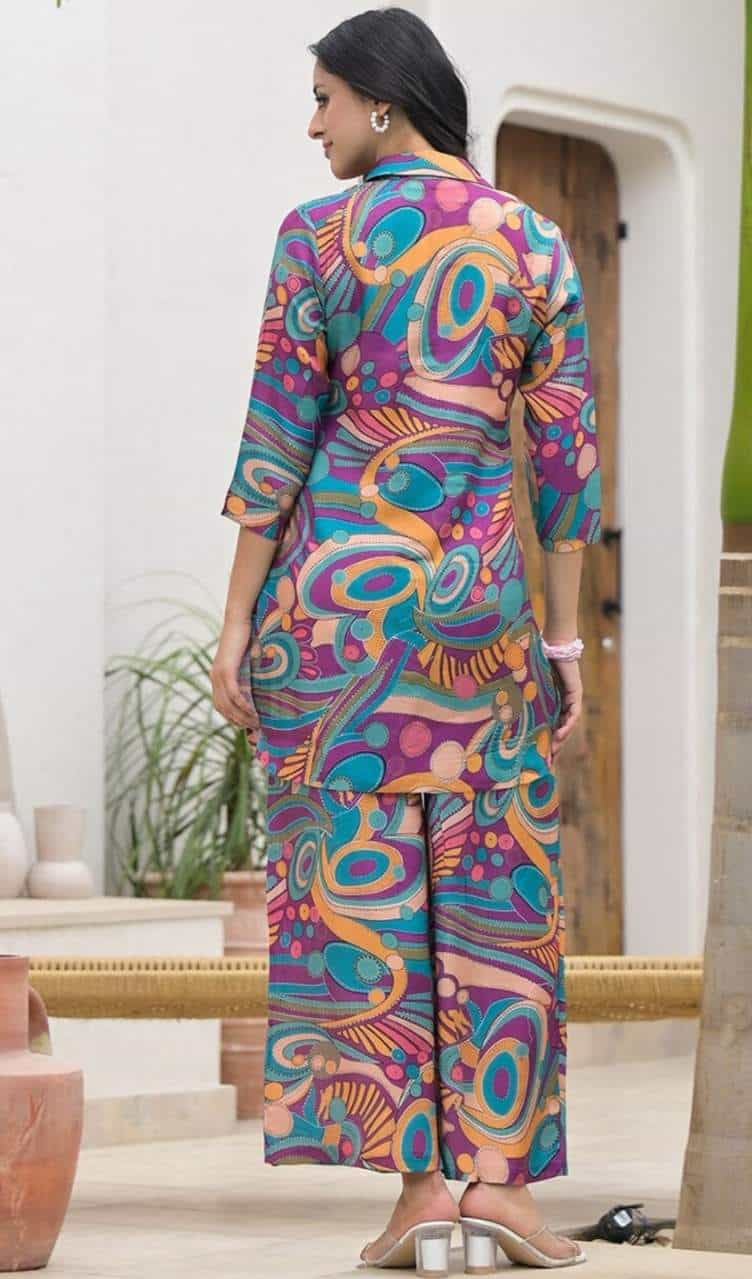cotton blend co-ord outfit