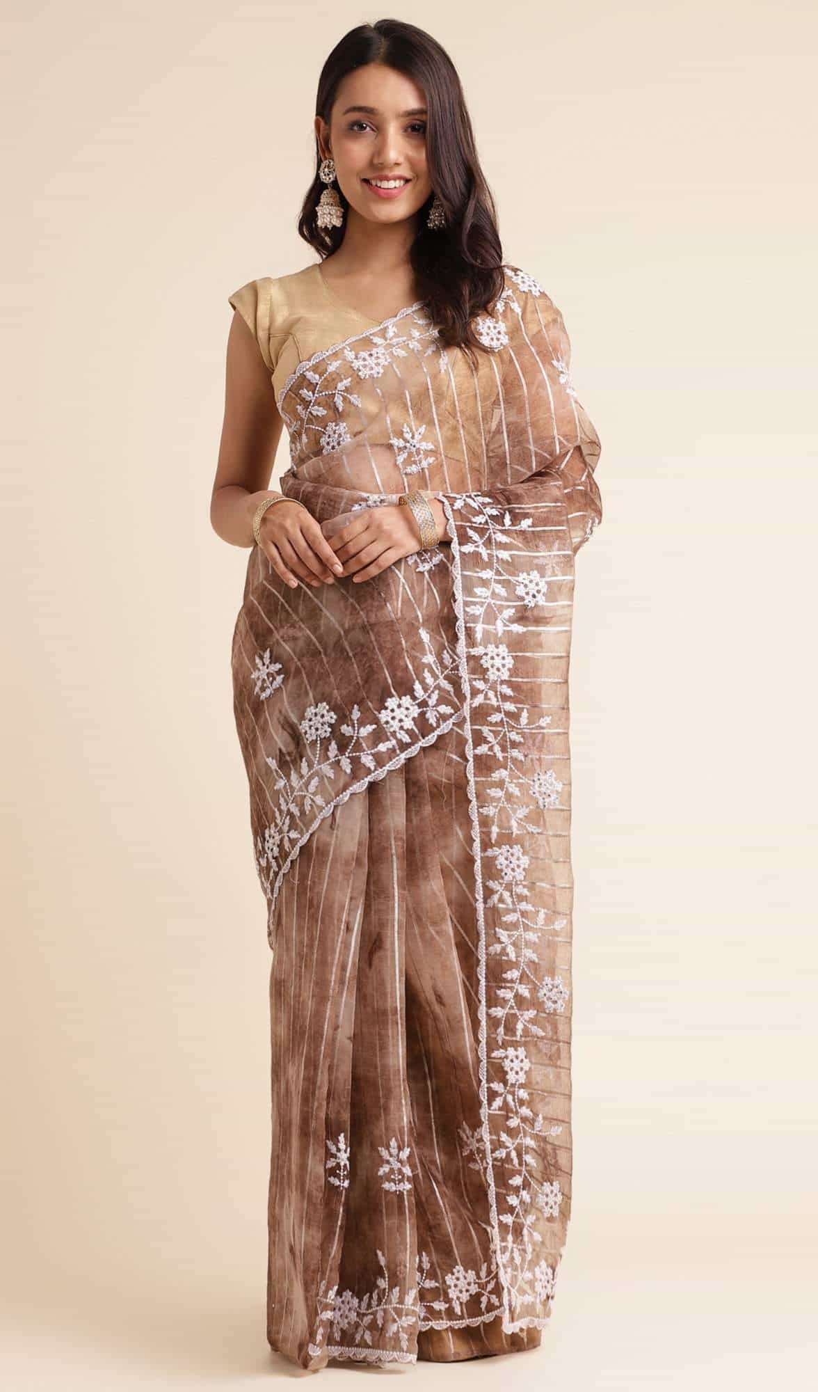 Pure Organza Silk Saree