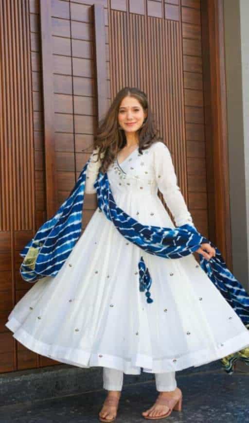 faux georgette gown