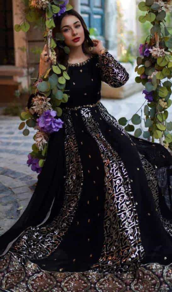 stitched gown set