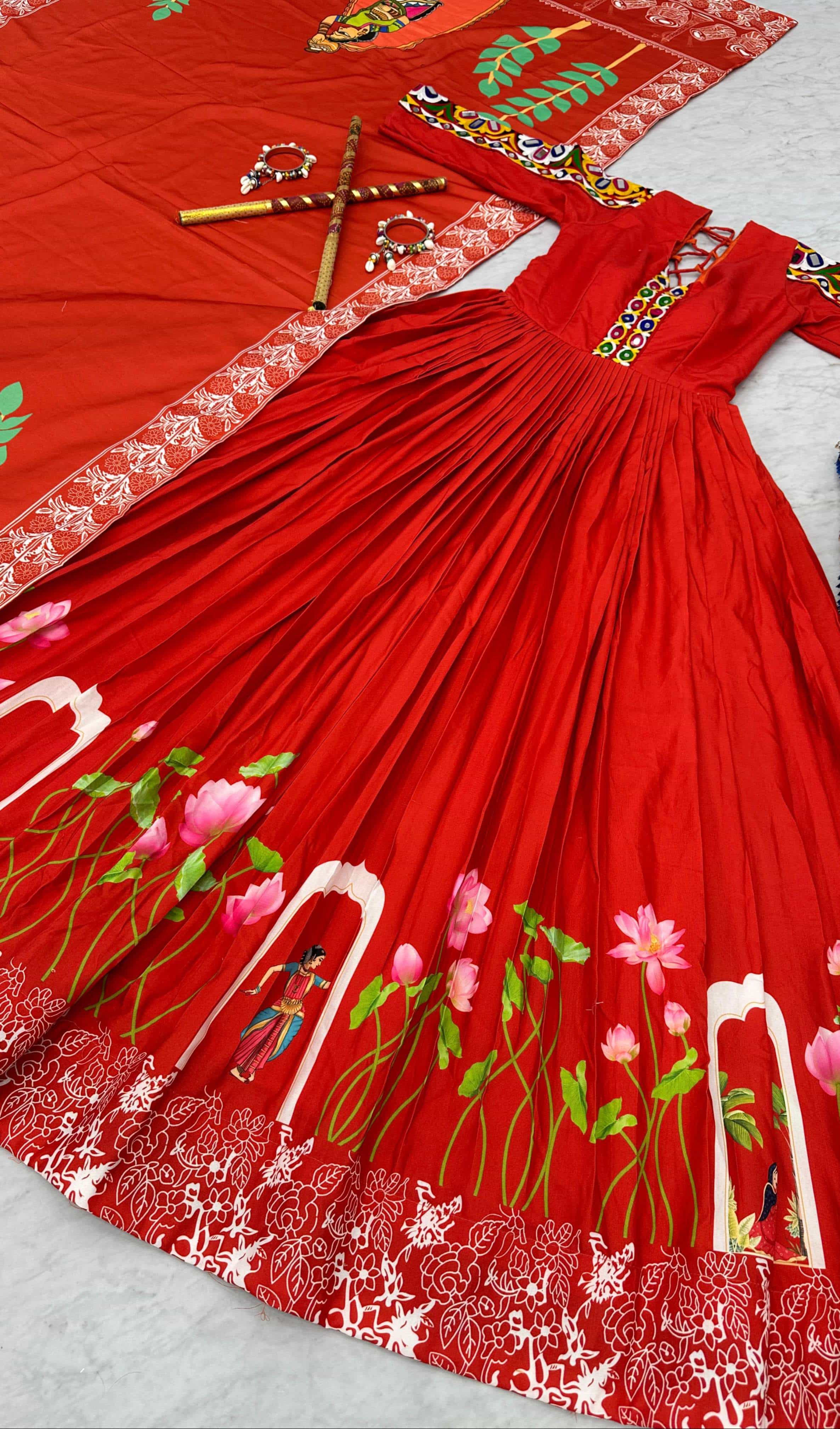 ethnic cotton gown
