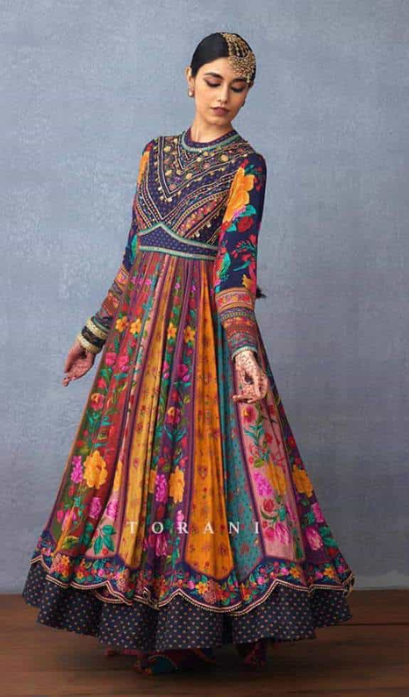 digital print gown