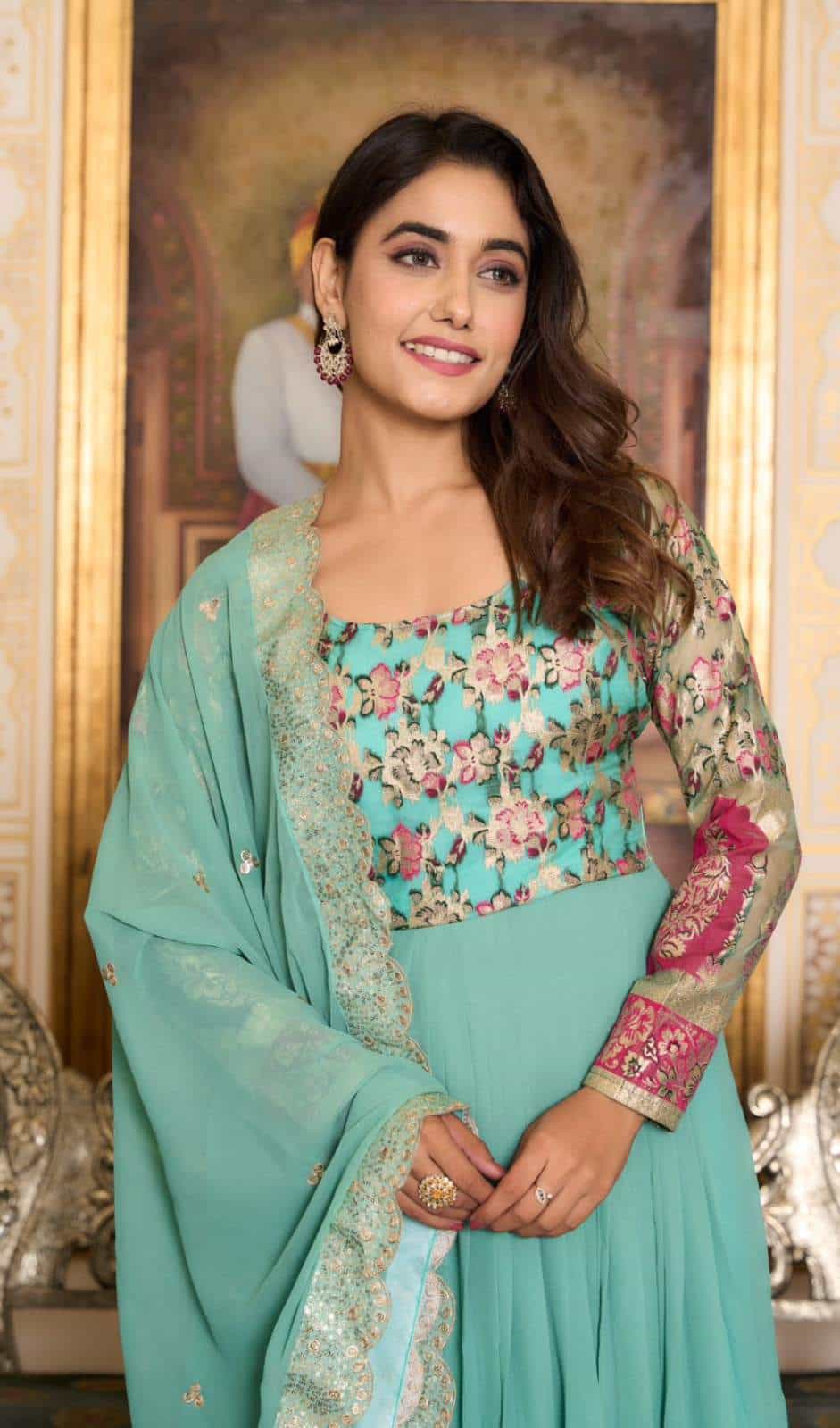 jacquard gown design