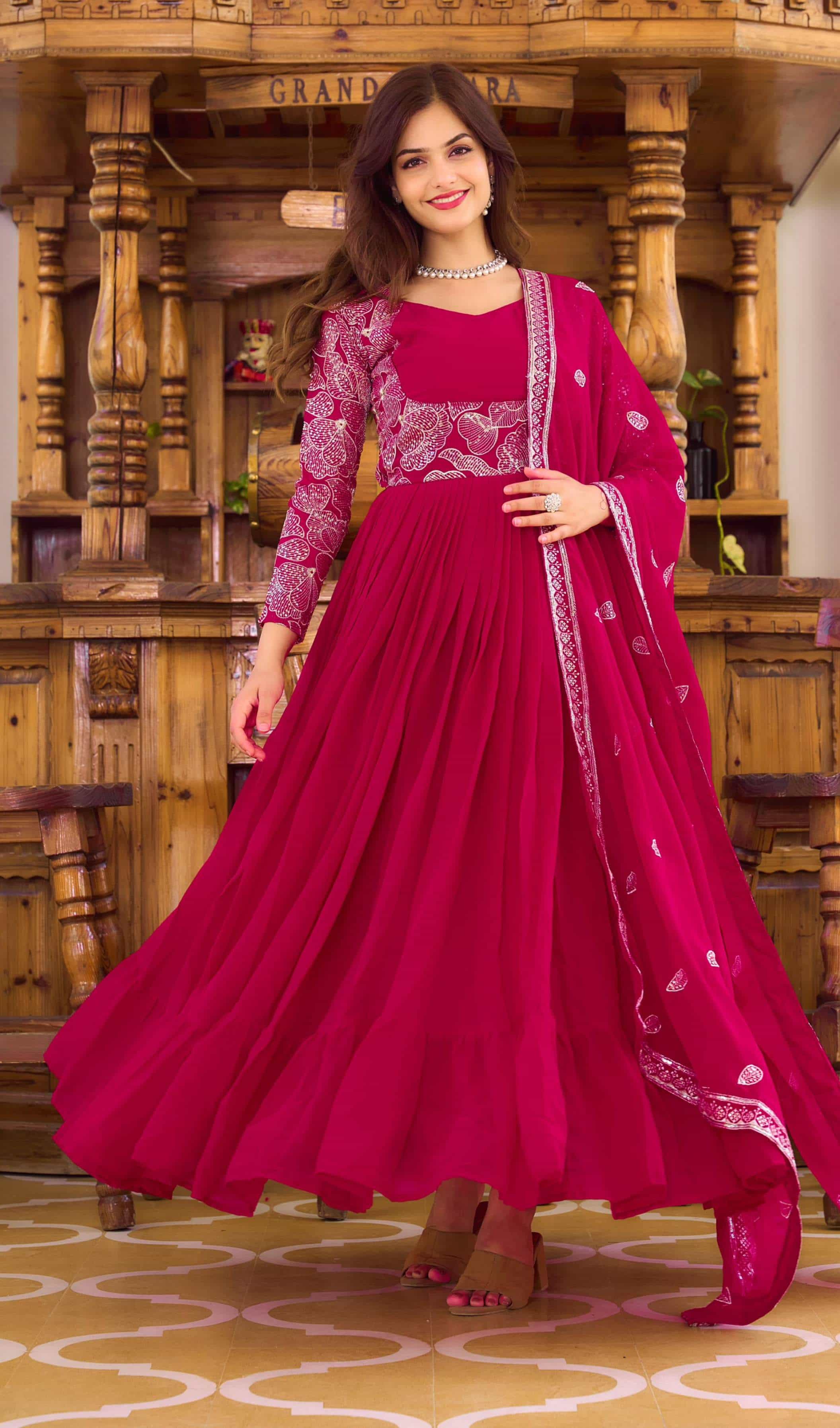modern ethnic gown
