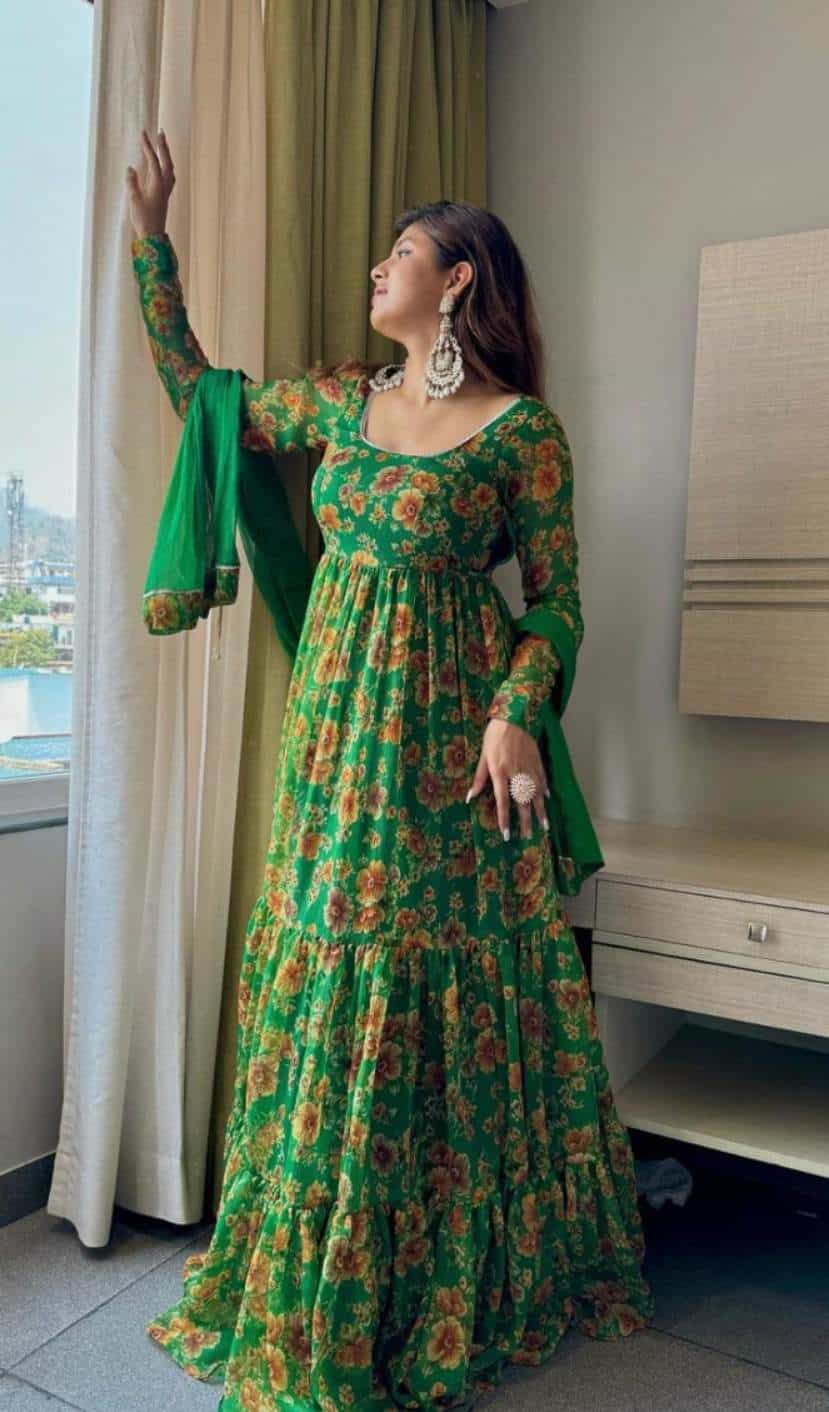 anarkali gown