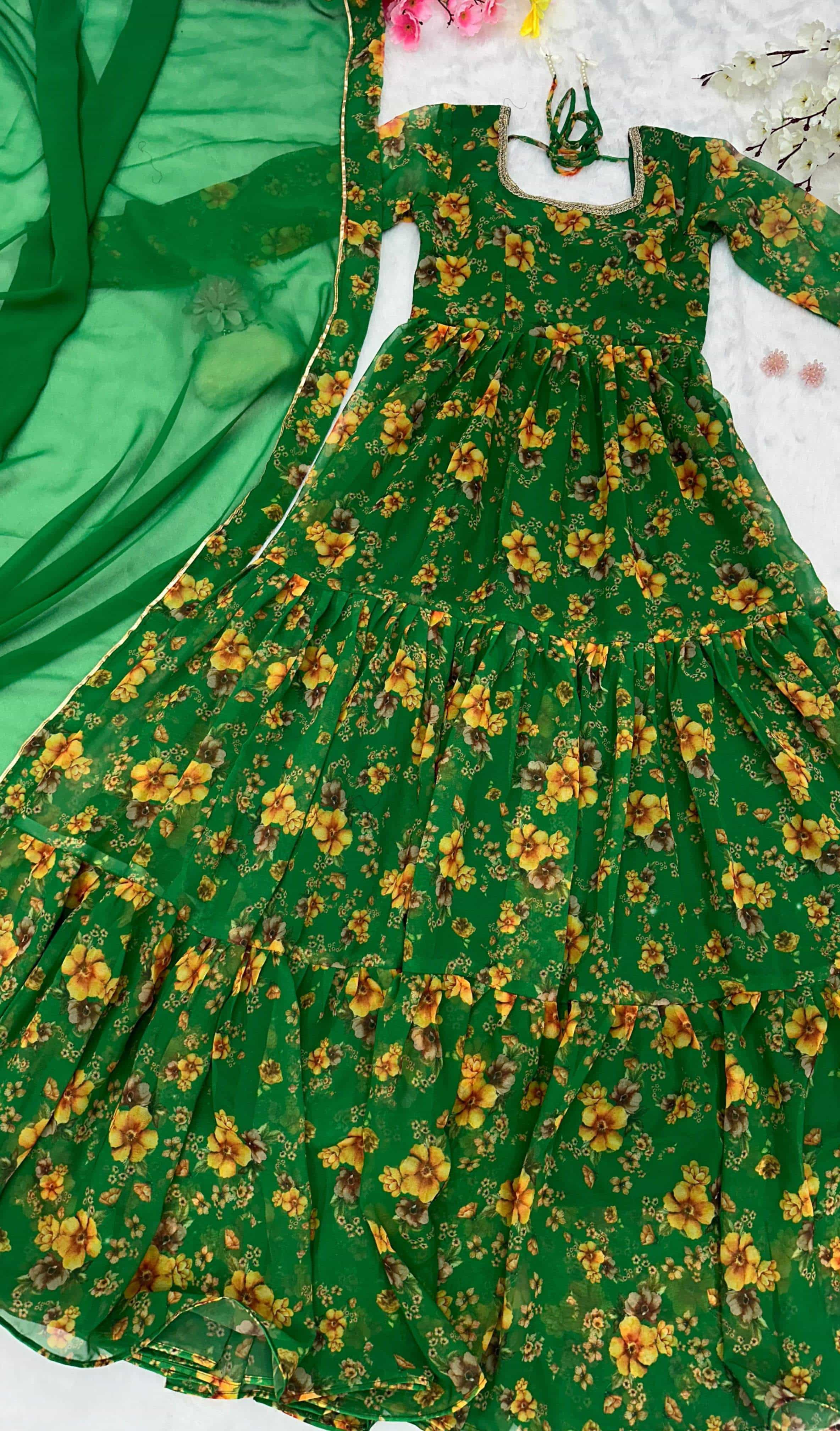 festive wear gown