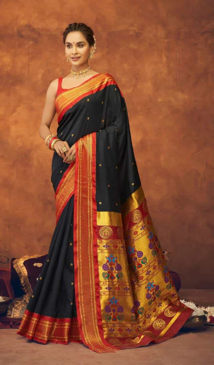 Black Saree for Wedding