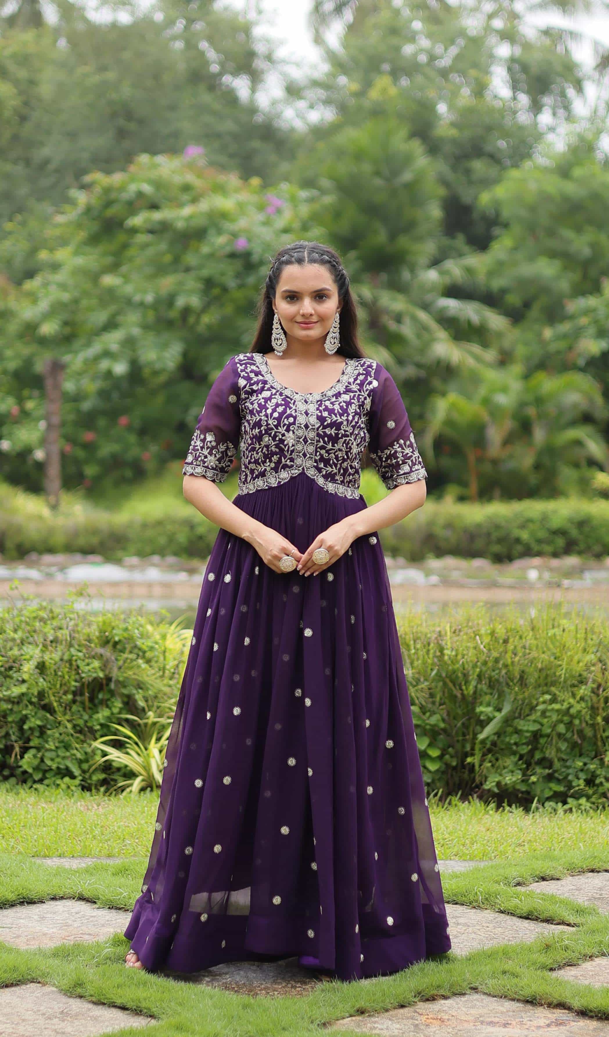 faux blooming gown