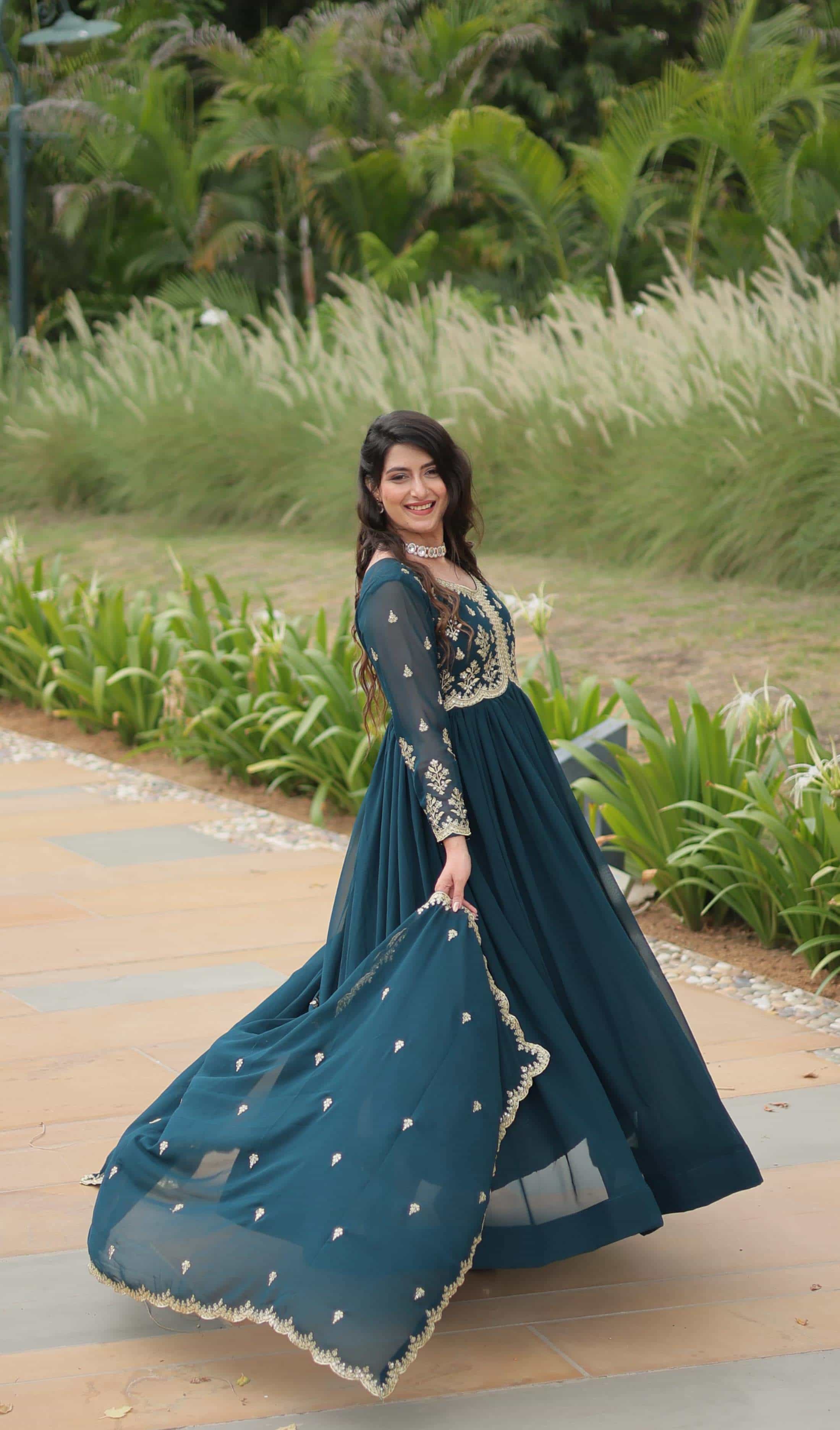 festive gown set
