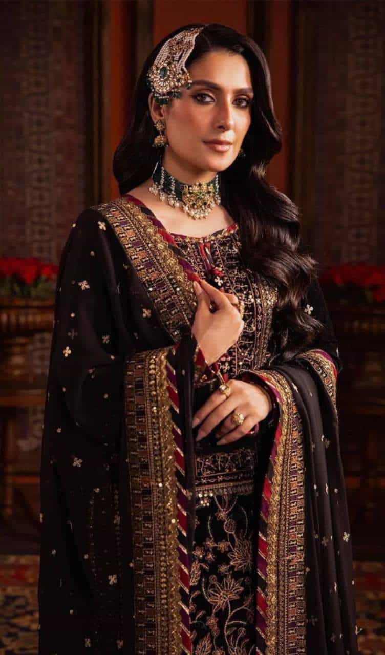black velvet outfit