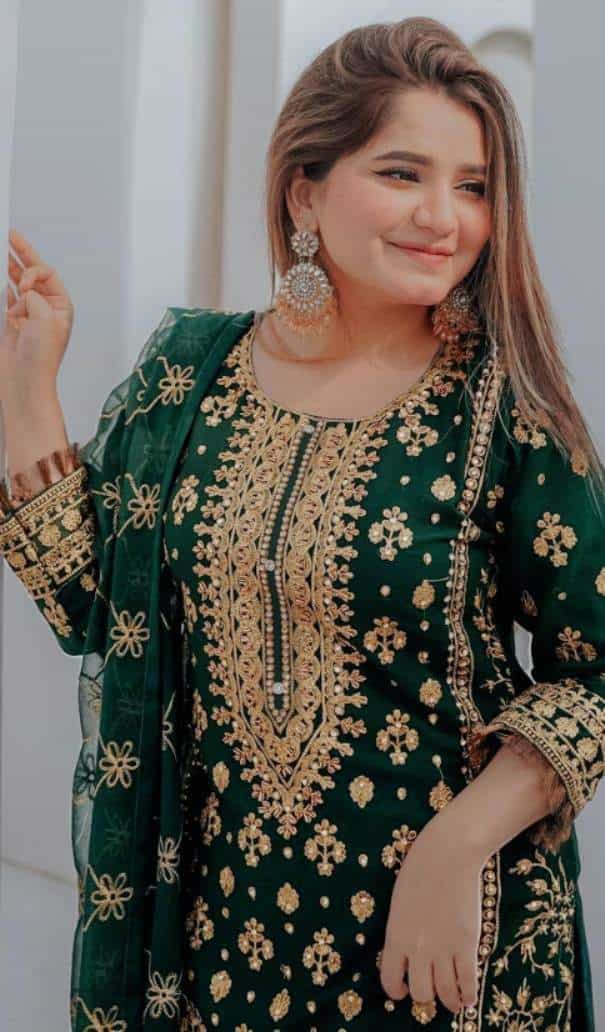 embroidered palazzo set