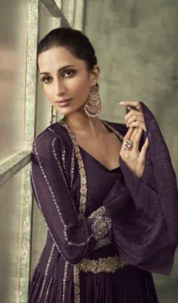 real georgette gown