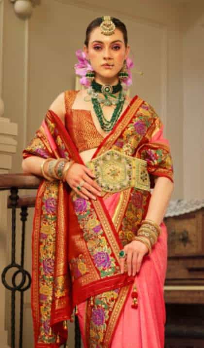 jacquard weaving saree