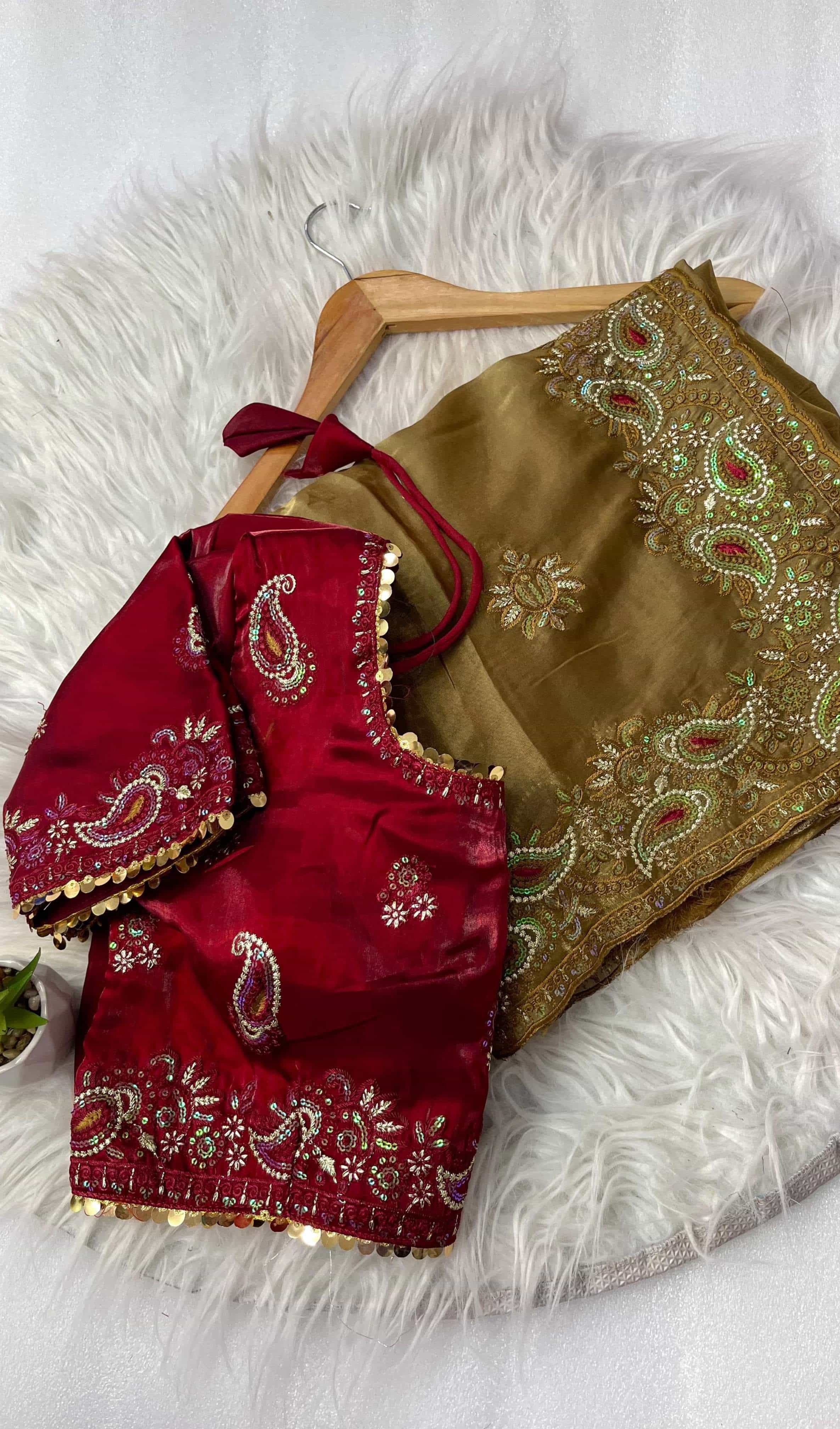 Jimmy Choo Silk Saree