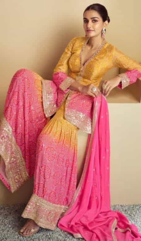 Festive sharara outfit
