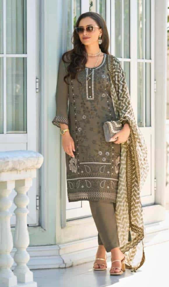 designer organza suit