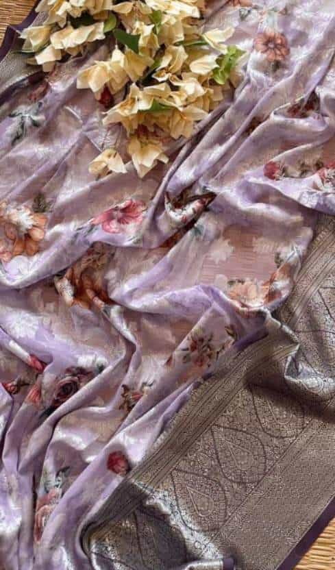 pure georgette silk saree