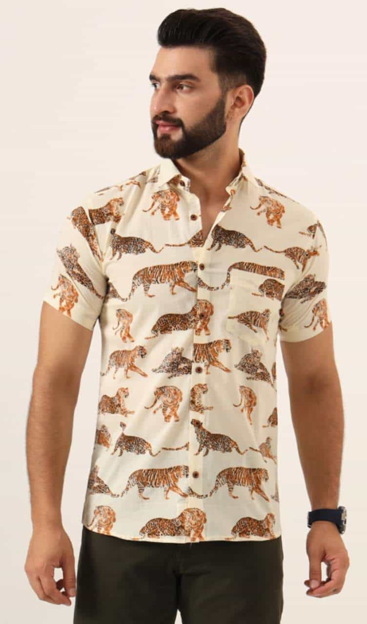 printed casual shirt