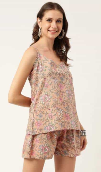 women’s short night suit