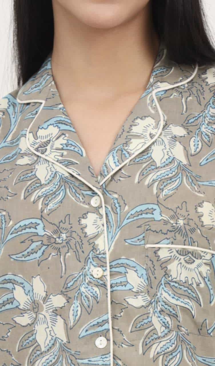 short sleeve cotton sleepwear