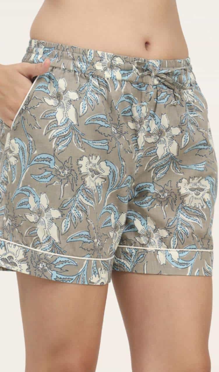 shirt and shorts nightwear set