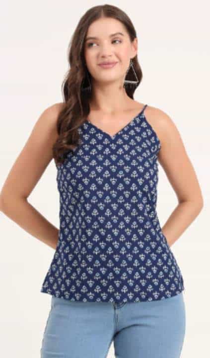 cotton floral top