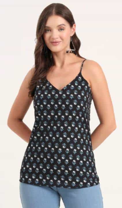 cotton floral top
