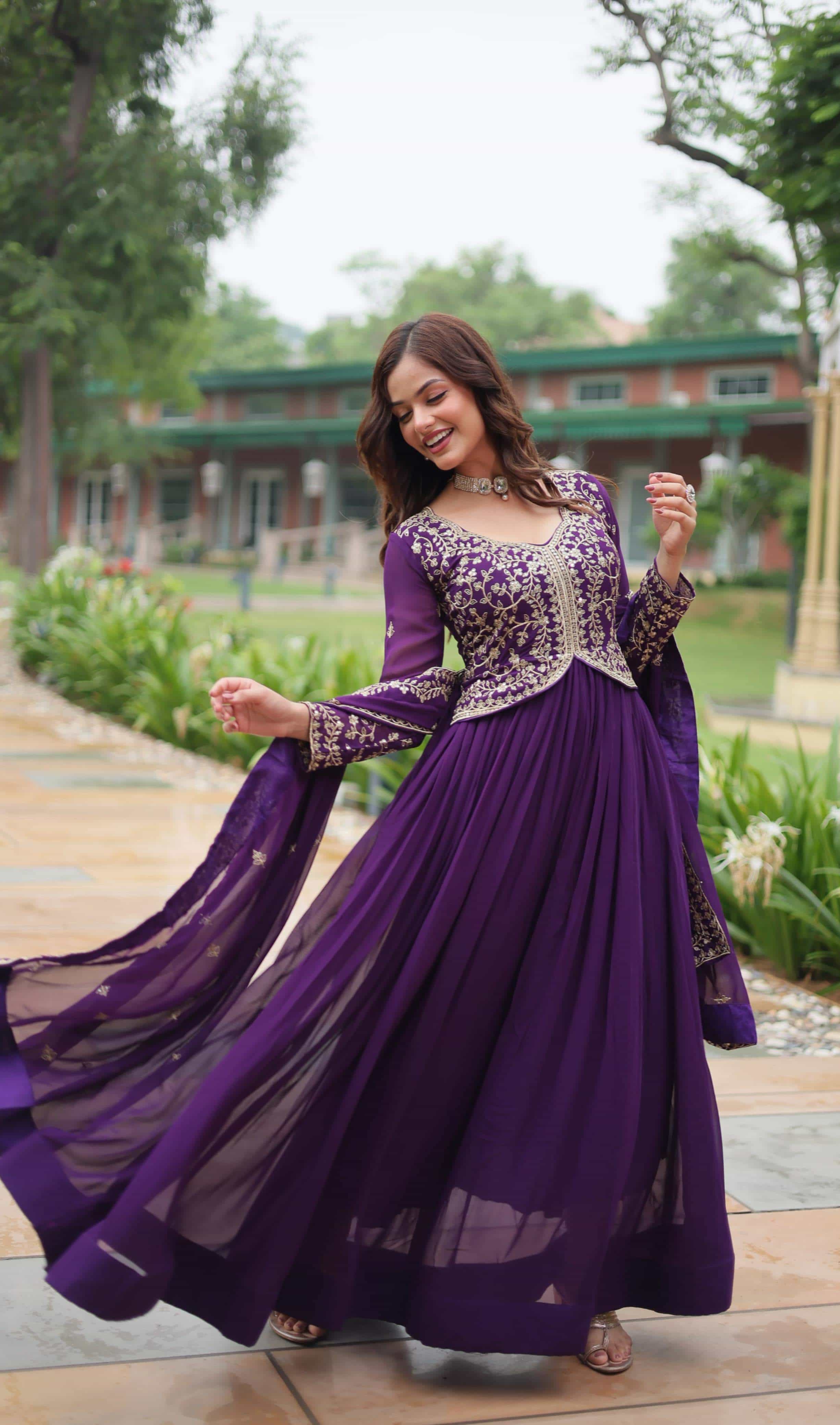 sequin gown