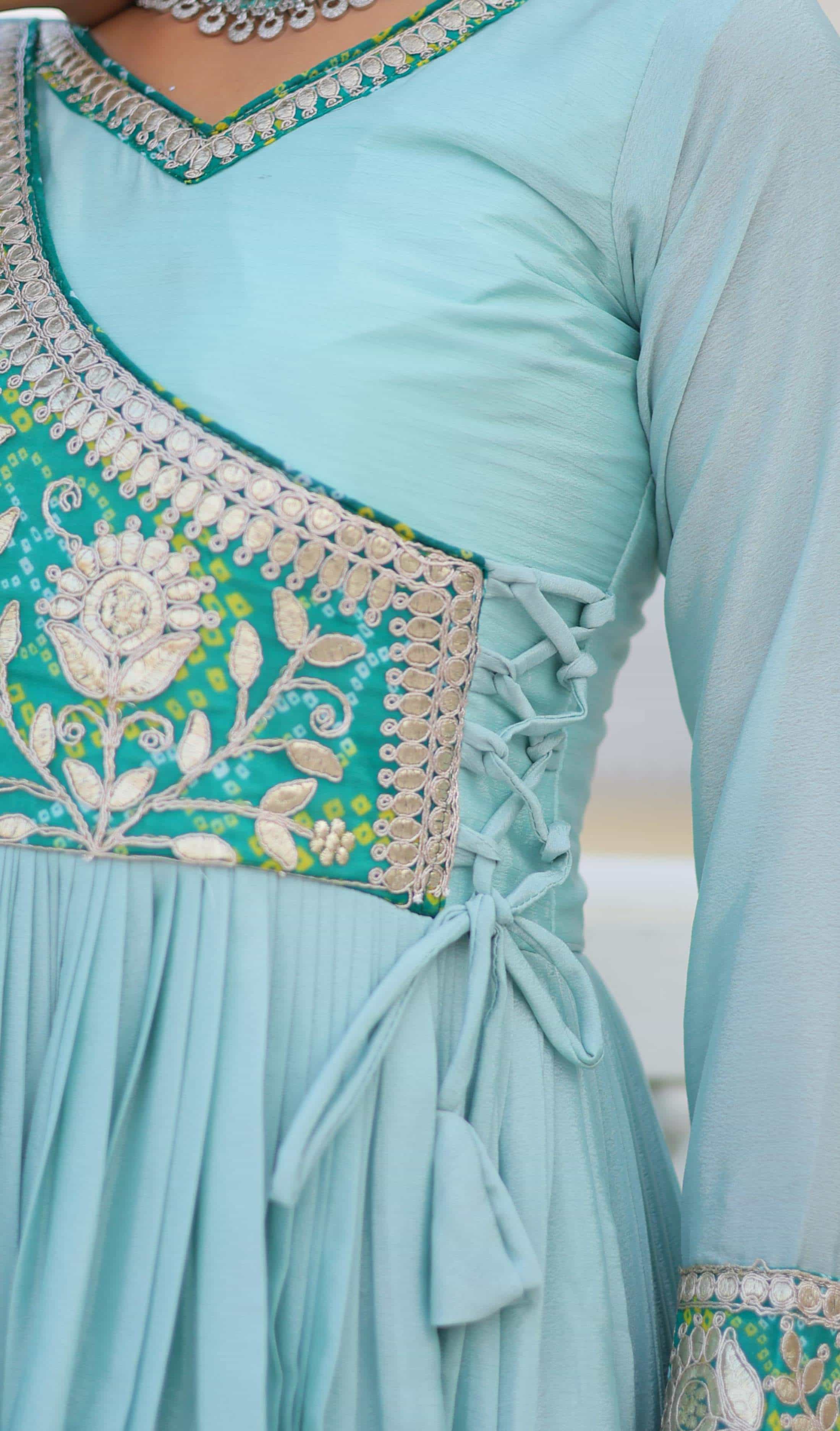 festive gown with jacket