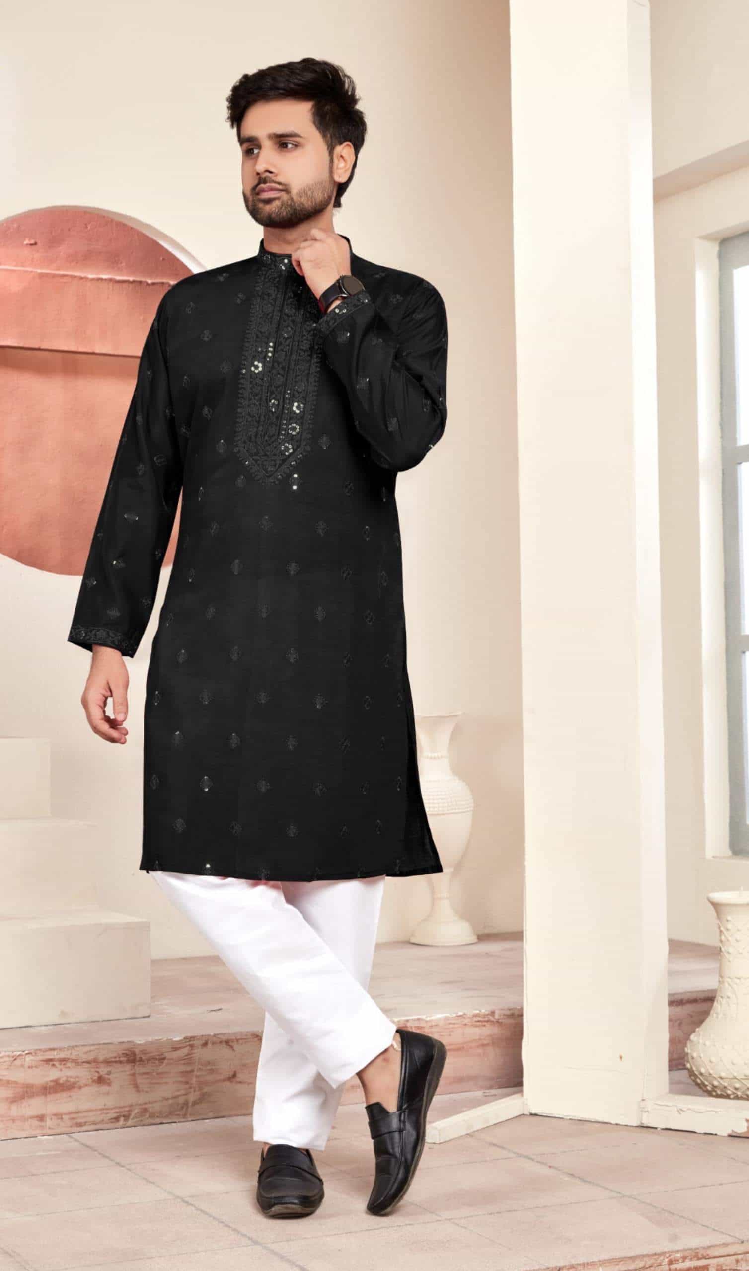 men’s silk kurta