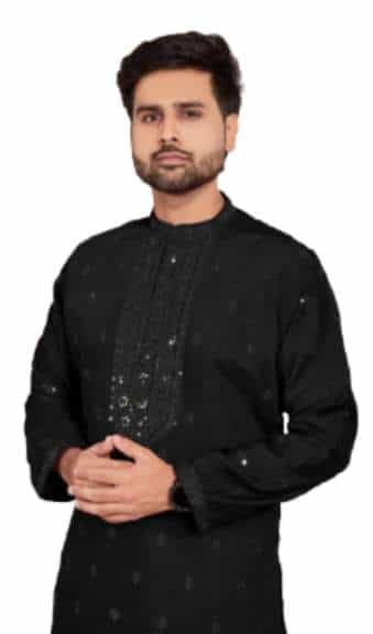 silk kurta for men