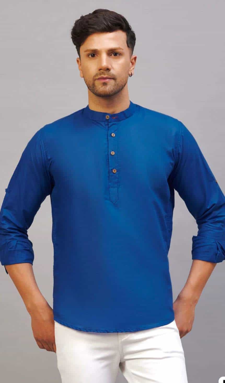 men’s cotton short kurta